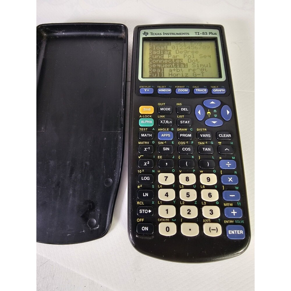 Texas Instruments TI-83 Plus Graphing Calculator - Black Tested Works!